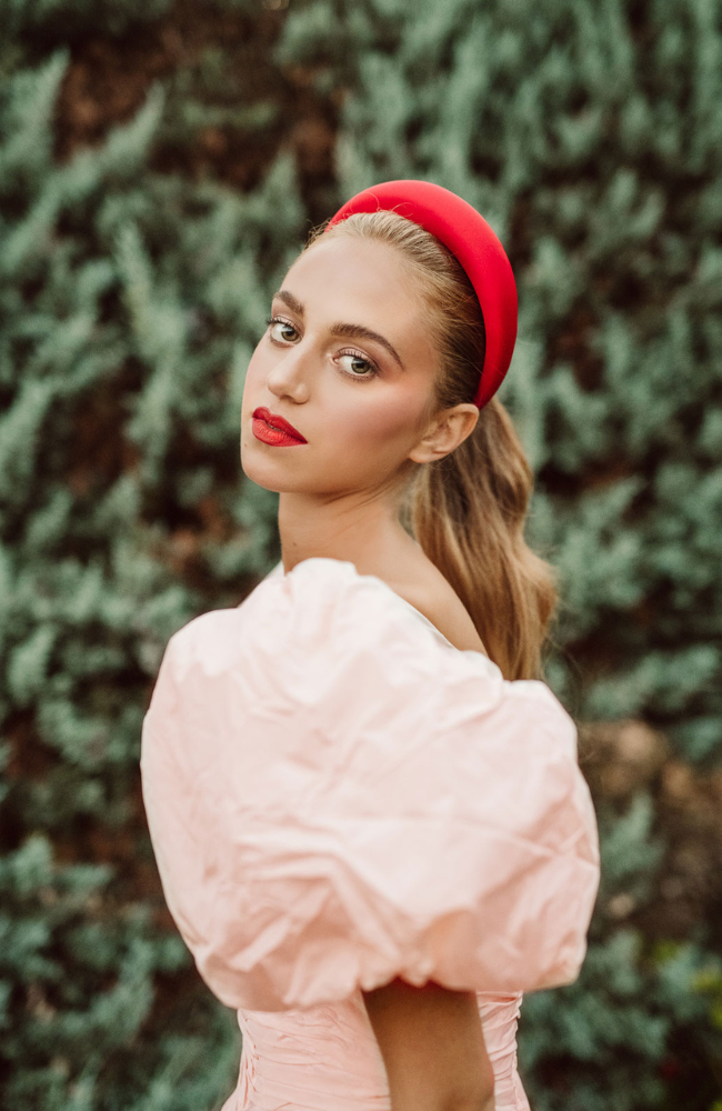 Immagine di una modella in posa dopo il mio make up